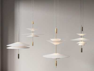 现代吊灯3D模型下载